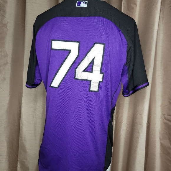 Colorado Rockies MLB Men's Jersey - Size: XL - Purple / Silver - Picture 8 of 11